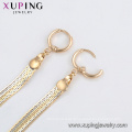 97247 xuping simple style multi-color fashion custom women's chain drop earrings